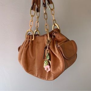Y2k Juicy Couture Leather Purse with Charms